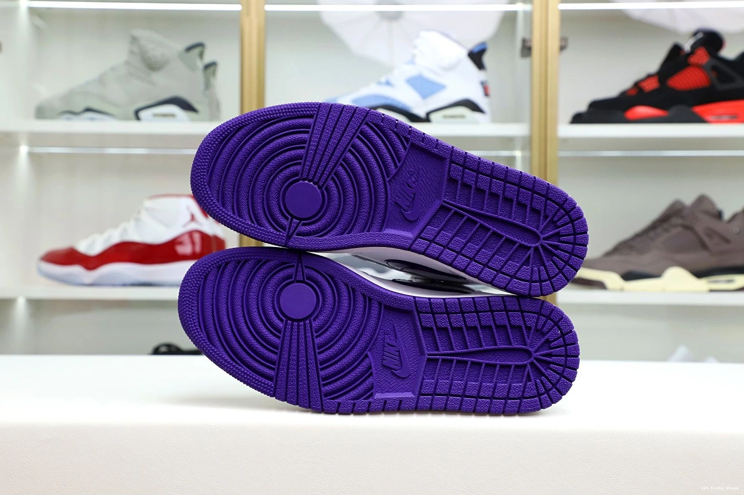 1st Kicks Shoes Jordan BestValue 1 1970 High Air Purple OG Kimikick Court 1202